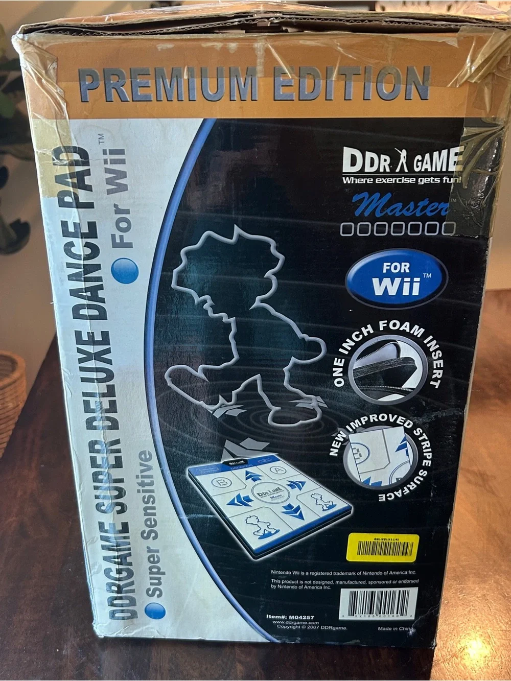 Premium Edition Dance Pad for Wii - Black & Blue